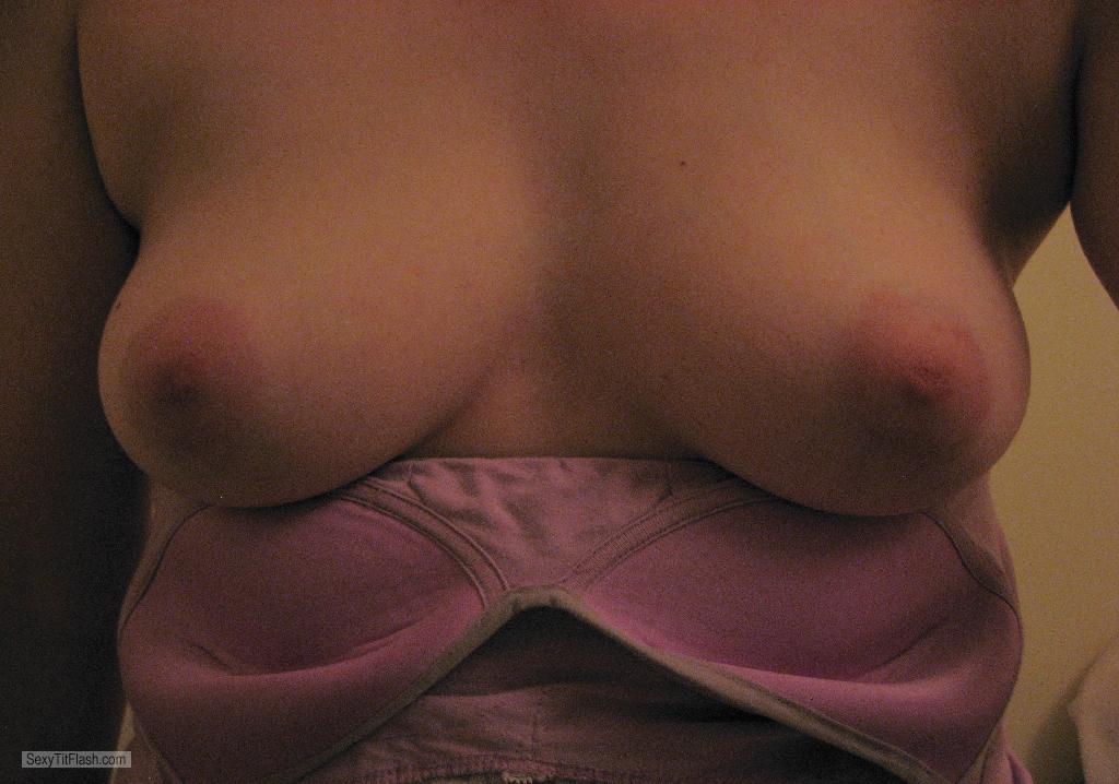 Tit Flash: My Medium Tits (Selfie) - SexyJo from United States